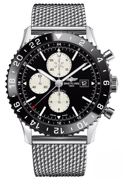 breitling Chronoliner, Ophalen, Staal, Staal, Breitling