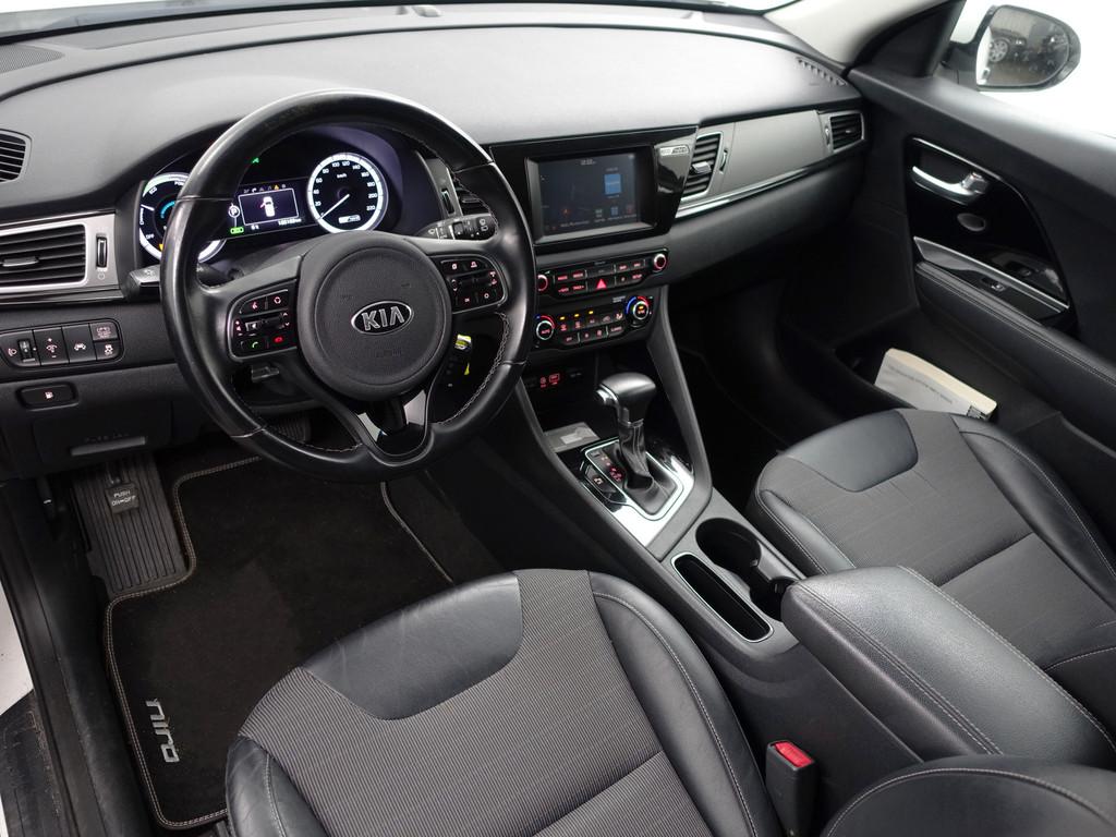 Kia Niro 1.6 GDi Hybrid ExecutiveLine- Carplay, Android Auto, Gebruikt, Met garantie (alle), Wit, Verwarming stoelen achter