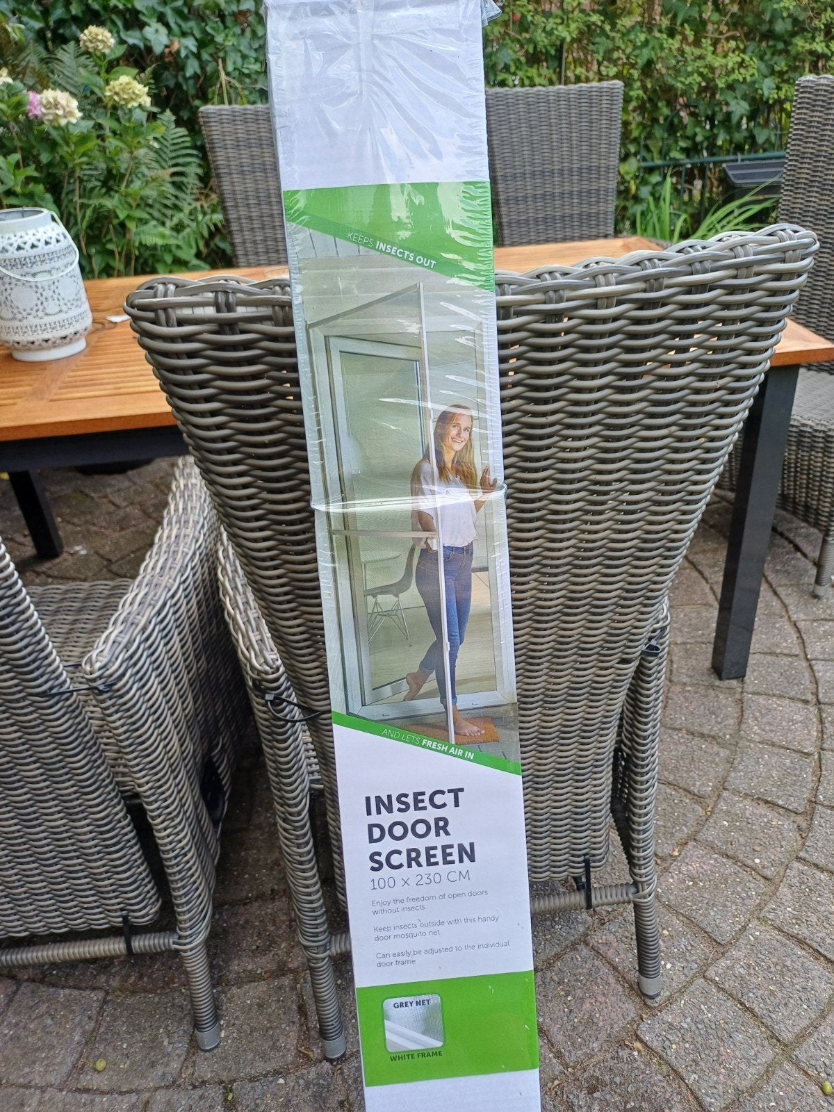 Insect Hor Deur 100 x 230 cm - Houd insecten buiten, Doe-het-zelf en Verbouw, Deuren en Horren, Ophalen, Kunststof, 80 tot 100 cm