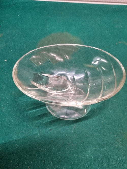 -	bonbonschaaltje glas, merk: la rochere france, Ophalen of Verzenden