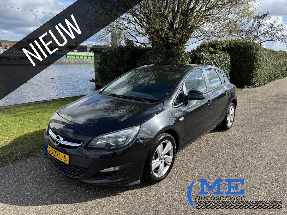 Opel Astra - 1.4 Turbo Berlin|airco| cruise | el ramen, Auto's, Euro 5, Gebruikt, 4 cilinders, Zwart