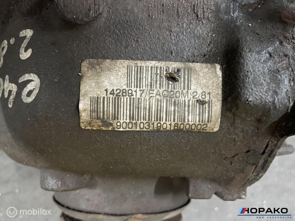 Differentieel BMW E46 330D 2.81 - 1428917, Auto-onderdelen, Transmissie en Toebehoren, Gebruikt, Einsteinlaan 5 rijswijk, Bmw