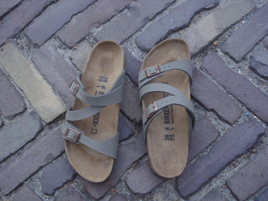 BIRKENSTOCK KHAKI NIEUW 38 NU GRATIS VERZENDING PER POST, Slippers, Overige kleuren, Verzenden, Nieuw