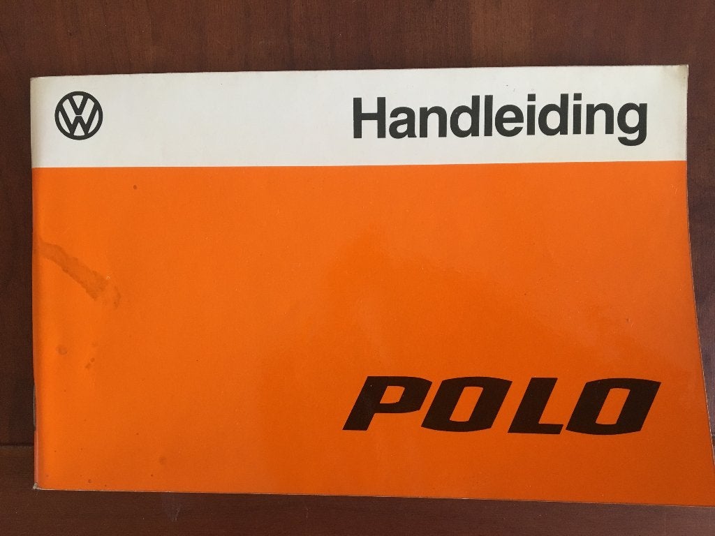 Instructieboek Volkswagen Polo 1976, zeer mooi!, Auto diversen, Handleidingen en Instructieboekjes, Ophalen of Verzenden