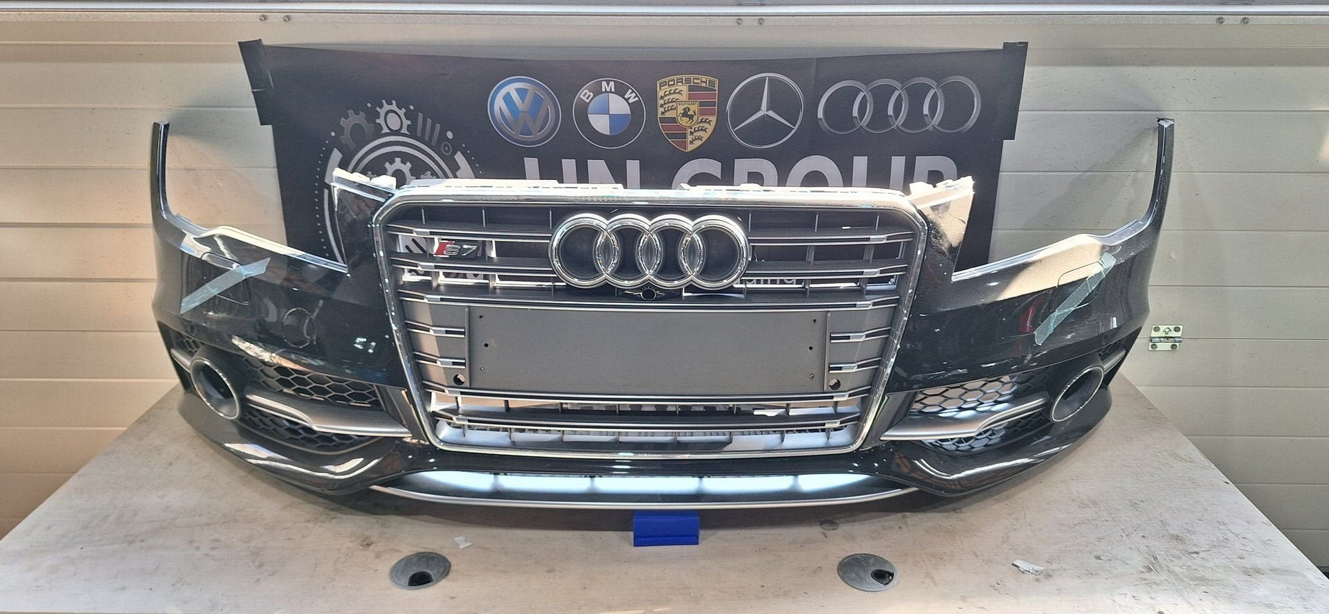 Audi S7 voorbumper, Gebruikt, -, Voor, -