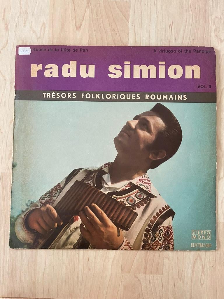 LP met Roemeense volksmuziek (panfluit), Inclusief binnenhoes, Ophalen of Verzenden, Gebruikt, 12 inch