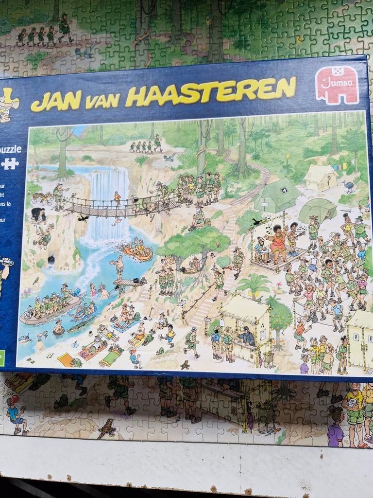 Jan van Haasteren,Jungletocht,1000 st., Ophalen, 500 t/m 1500 stukjes, Zo goed als nieuw, Legpuzzel