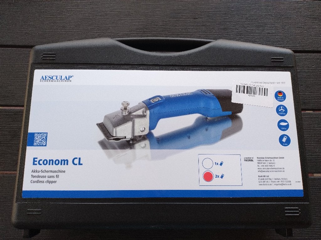 Aesculap-Econom CL accu scheermachine 2 accu's nieuw, Dieren en Toebehoren, Xxxxxxxx, Xxxxxxxxxxxx, Ophalen of Verzenden, Aesculap