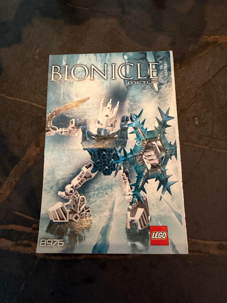 Lego Bionicle Metus 8976 compleet met instructies, Gebruikt, Bionicle, Lego, Ophalen of Verzenden