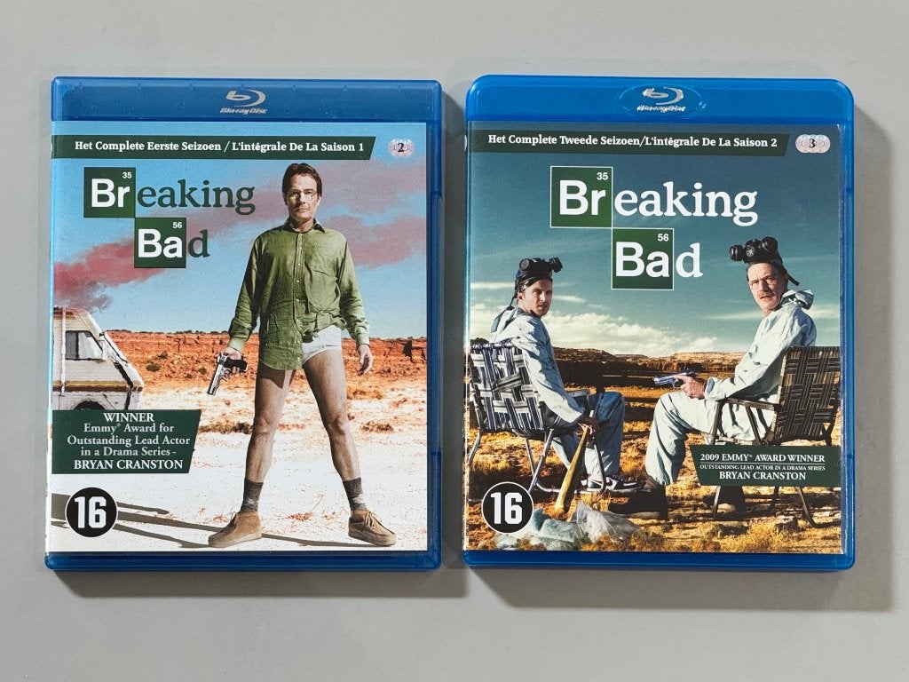 Blu-Ray Breaking Bad Seizoen 1 en 2, Cd's en Dvd's, Blu-ray, Ophalen of Verzenden, Zo goed als nieuw, Tv en Series