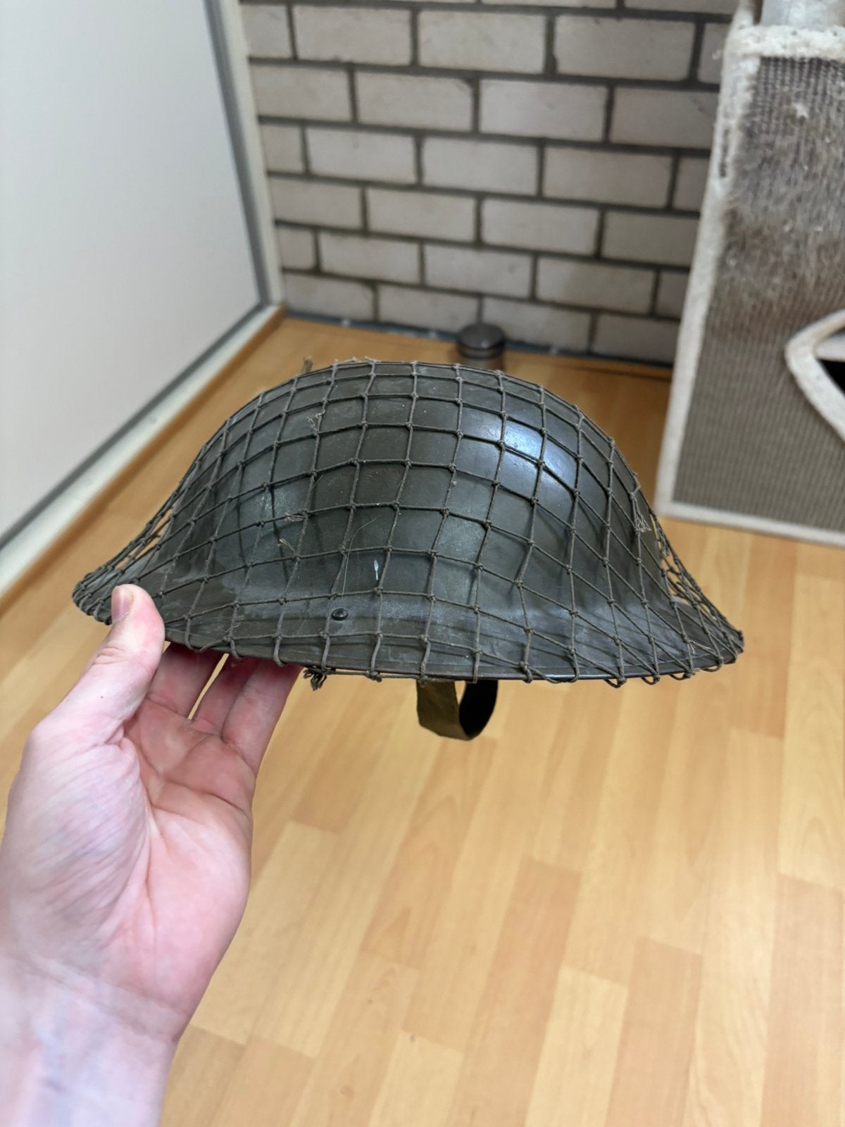 helm ww2, Ophalen of Verzenden, Overige gebieden, Helm of Baret