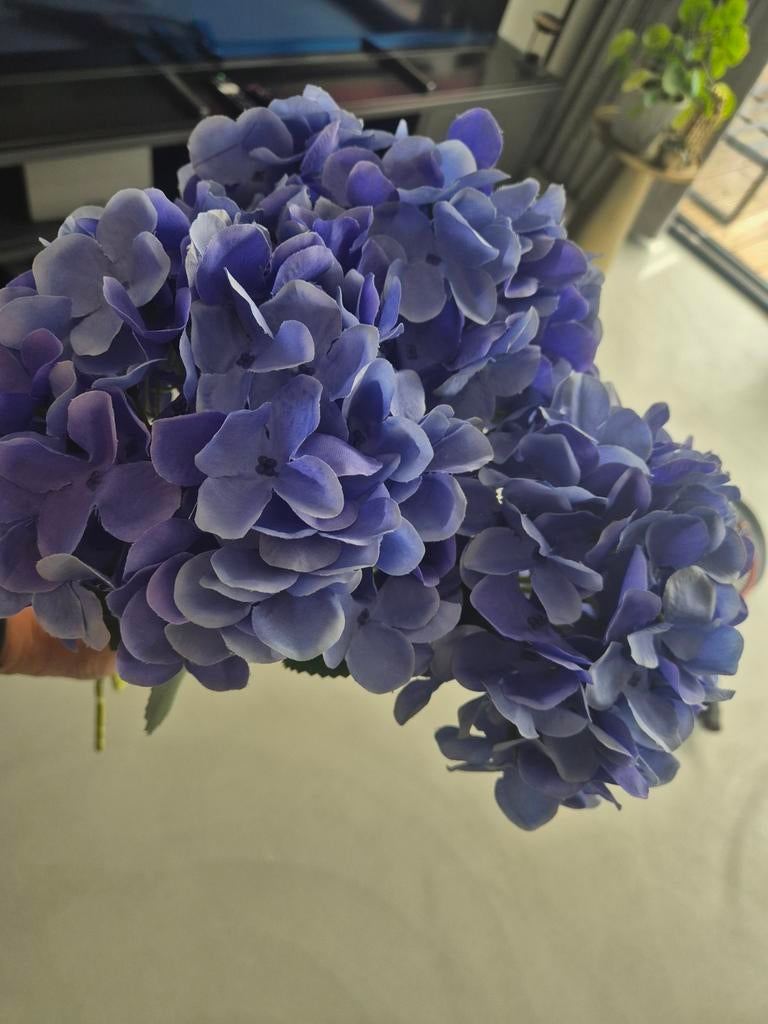 3 kunst hortensia takken, Ophalen of Verzenden