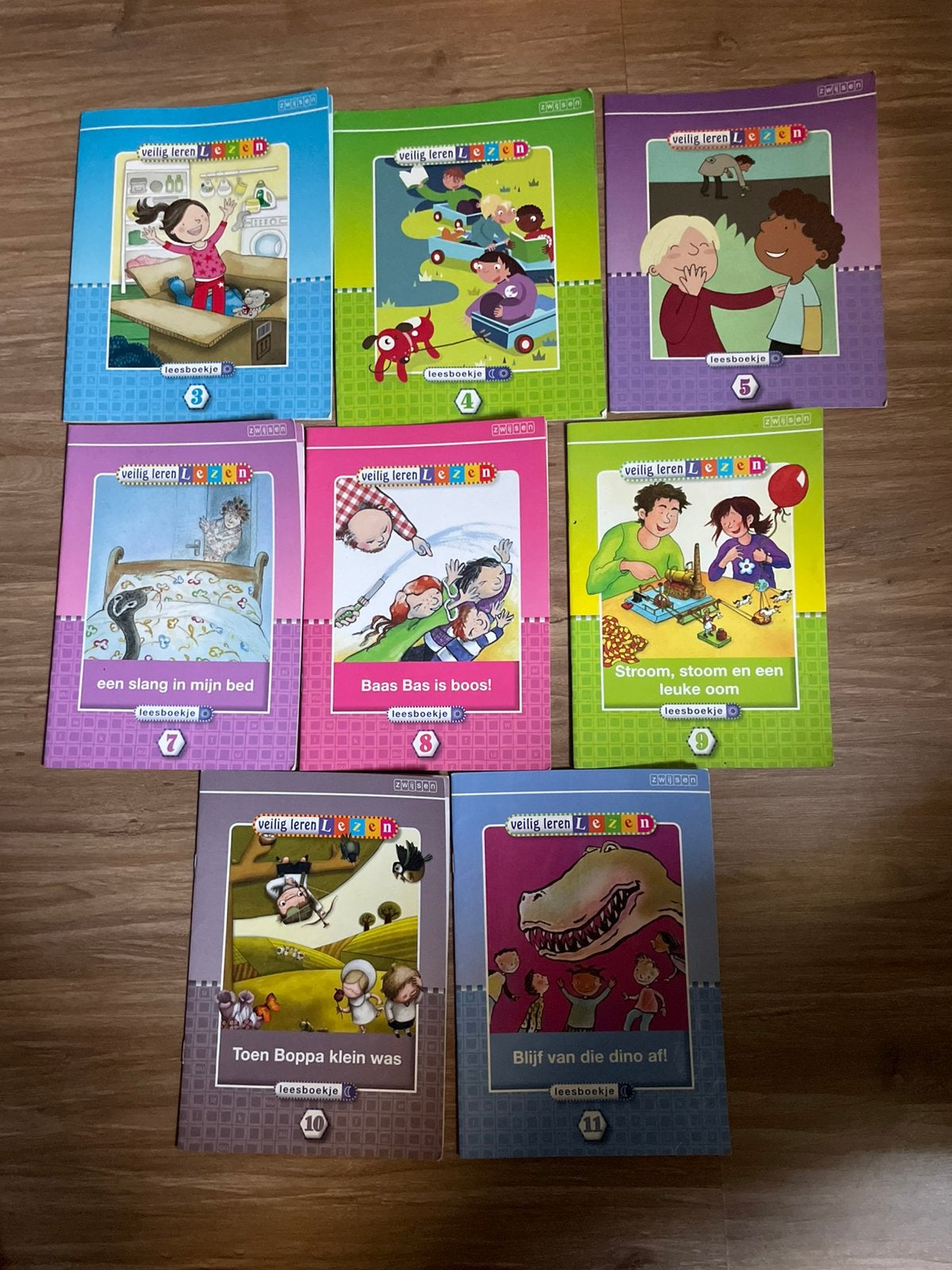 Set diverse  leesboekjes veilig leren lezen groep 3, Ophalen of Verzenden, Gelezen, Non-fictie
