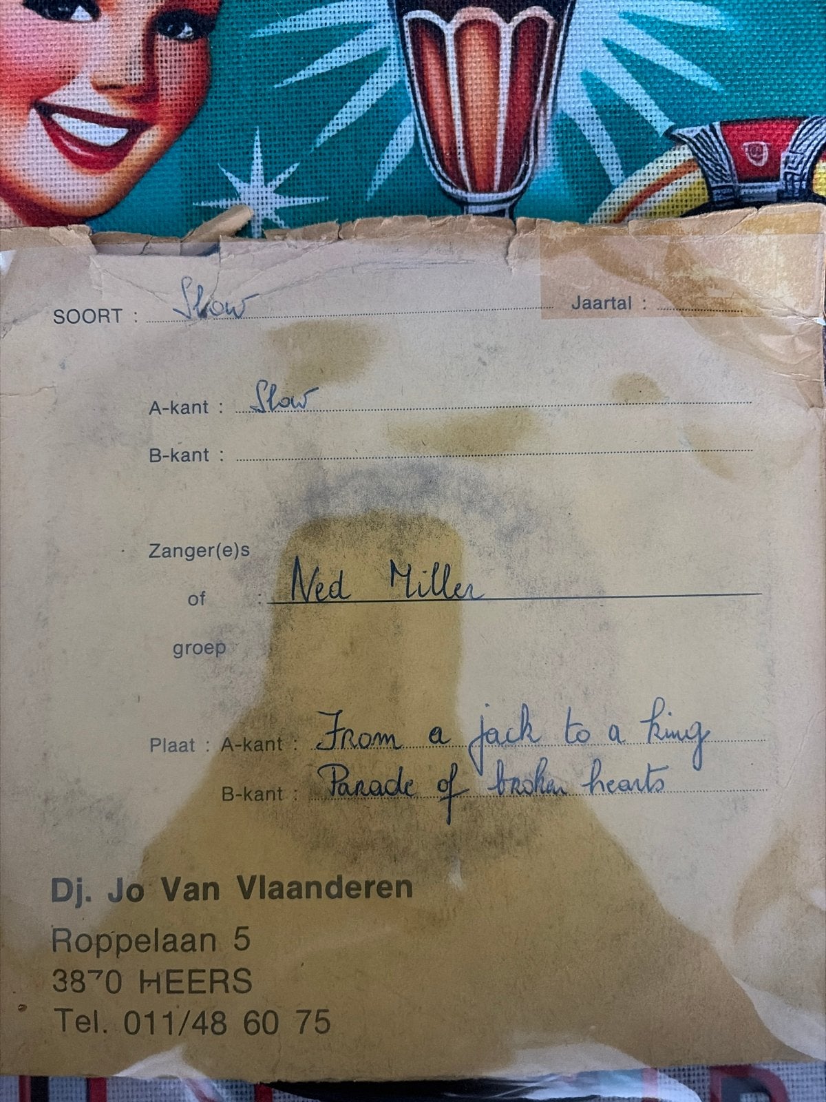 Ned Miller - From a Jack to a King / Parade of Broken Hearts, Cd's en Dvd's, Gebruikt, Originele persing, 7 inch, Ophalen of Verzenden