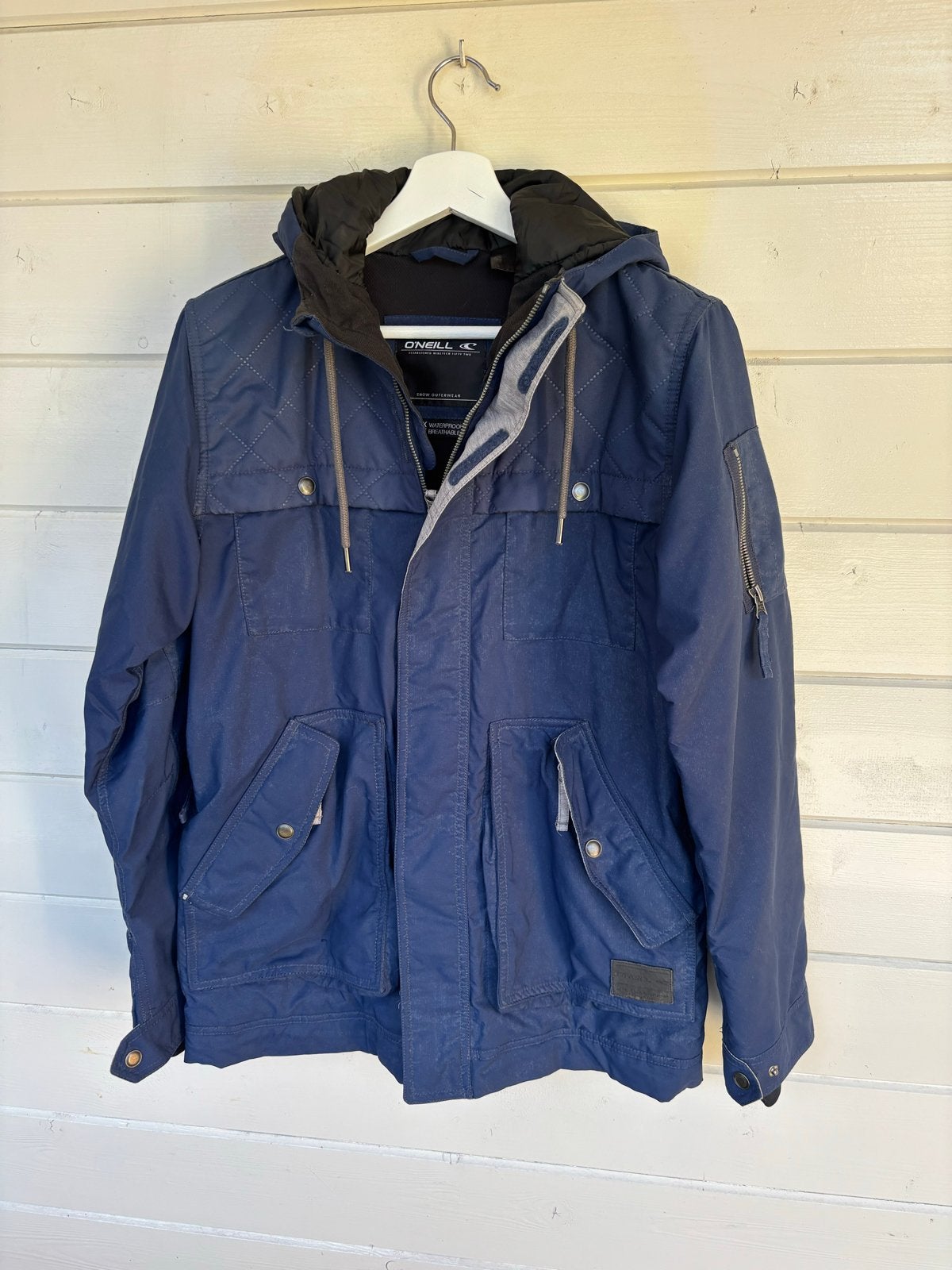 O'Neill ski jas - Blauw, maat XS, Ophalen of Verzenden, Gedragen, Maat 46 (S) of kleiner, Jack