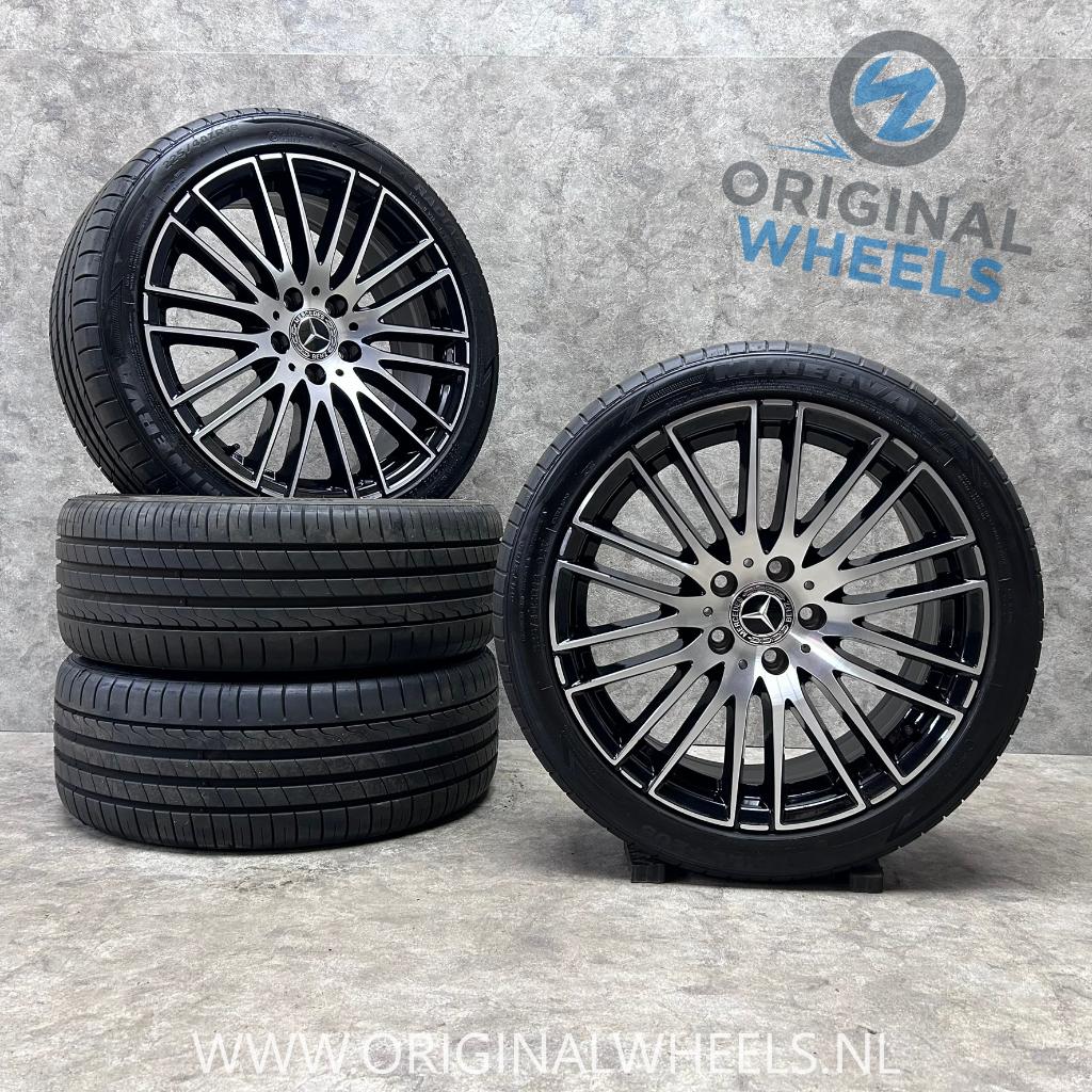 18 inch originele velgen + zomerbanden MB A B C CLA klasse, Auto-onderdelen, Banden en Velgen, 18 inch, Gebruikt, Info@originalwheels.nl