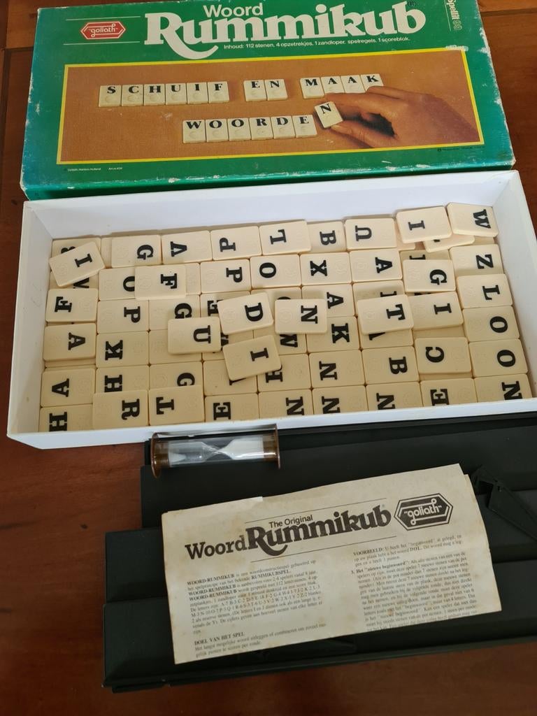 Rummikub met grote stenen, Drie of vier spelers, Ophalen of Verzenden, Zo goed als nieuw, Goliath