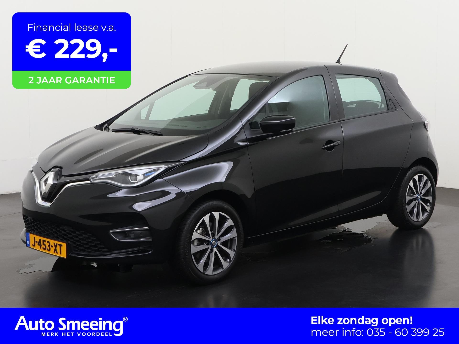 Renault ZOE R135 Zen 52 kWh | incl KOOP Accu | CCS Laden | Z, Auto's, Renault, Gebruikt, 180 min, Zwart, Origineel Nederlands
