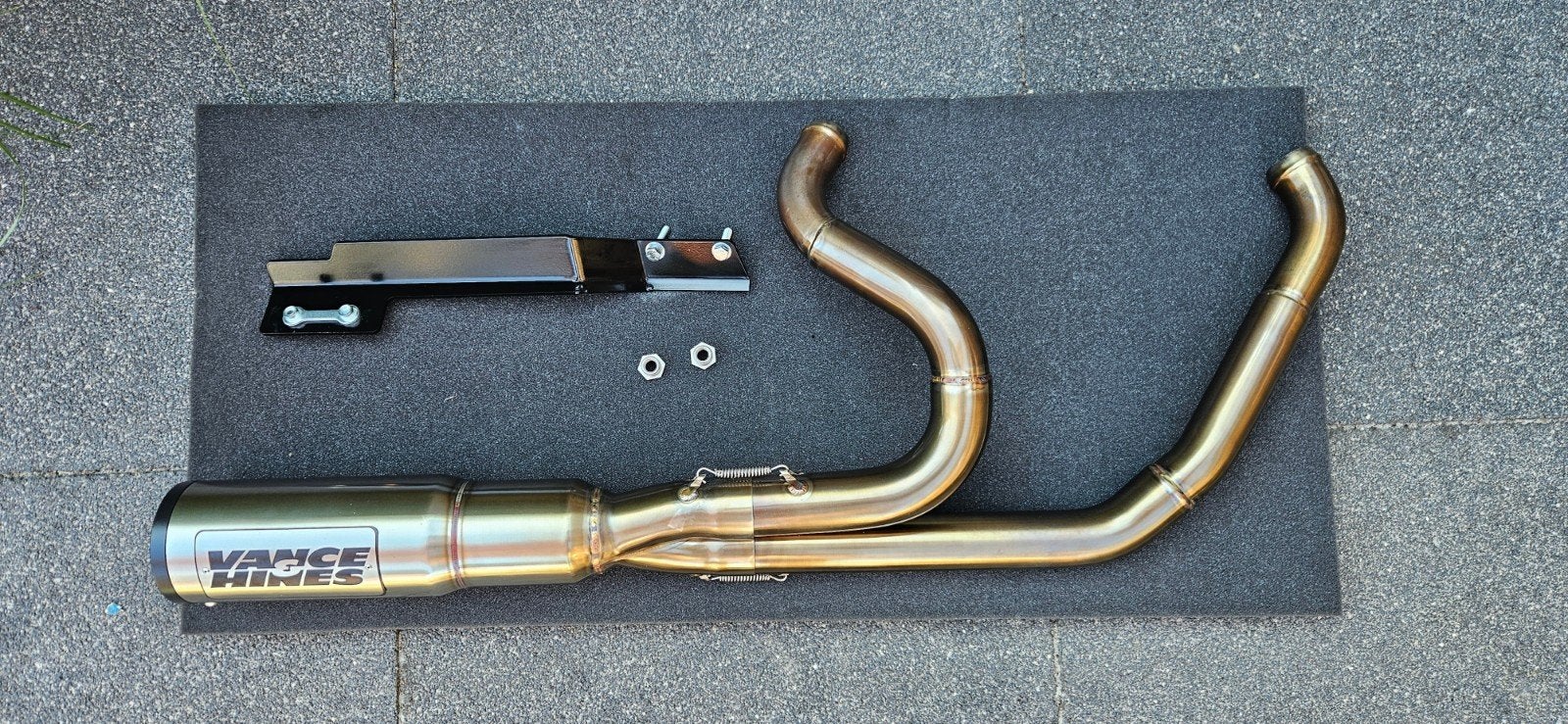 Vance and Hines 2 into 1 High Output PCX M8 Touring uitlaat, Motoren, Onderdelen | Harley-Davidson, Ophalen of Verzenden