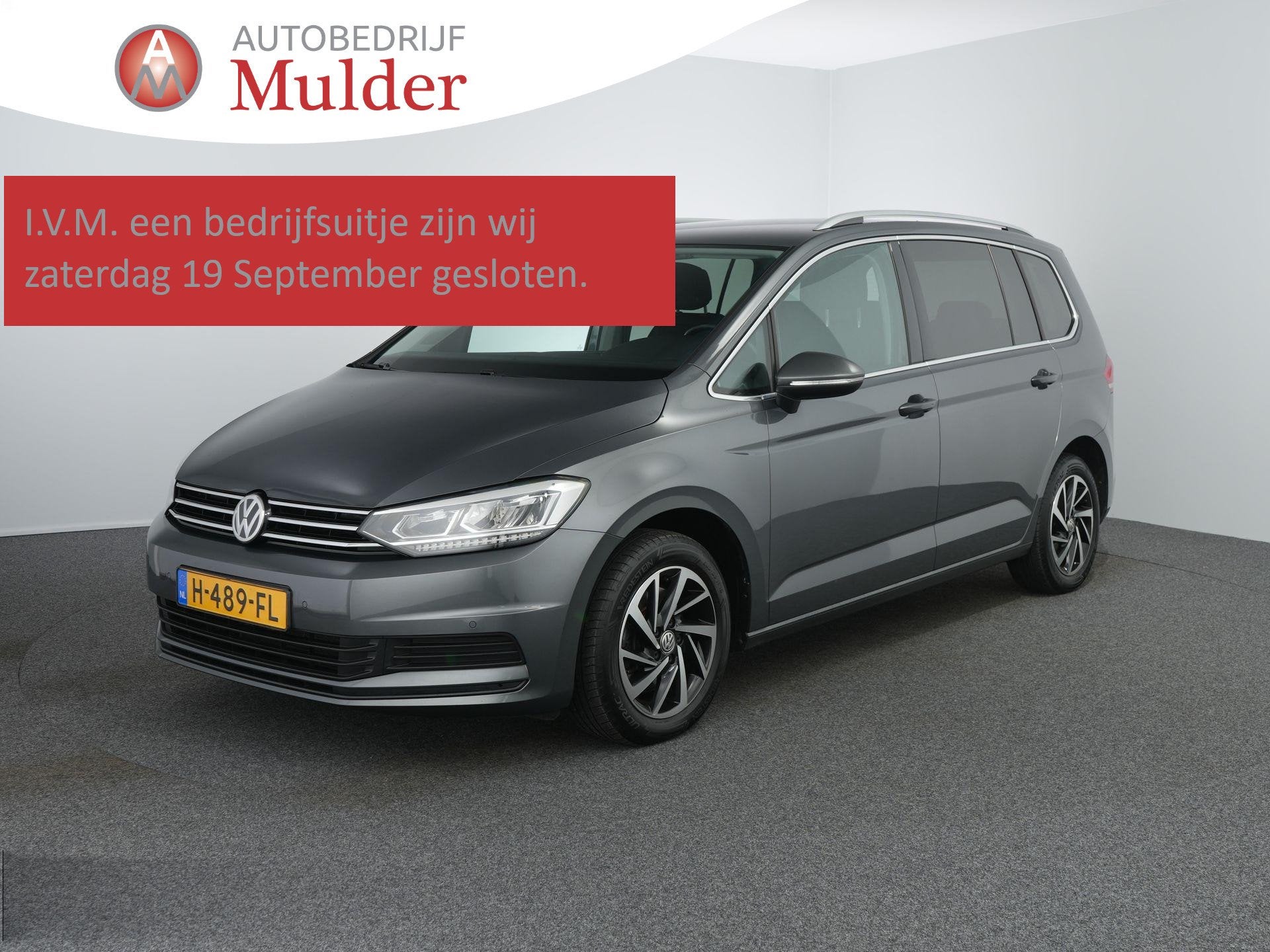 Volkswagen Touran 1.5 TSI Highline Business R 7p | Led | ACC, 4 cilinders, 150 pk, 7 stoelen, Automatische klimaatregeling