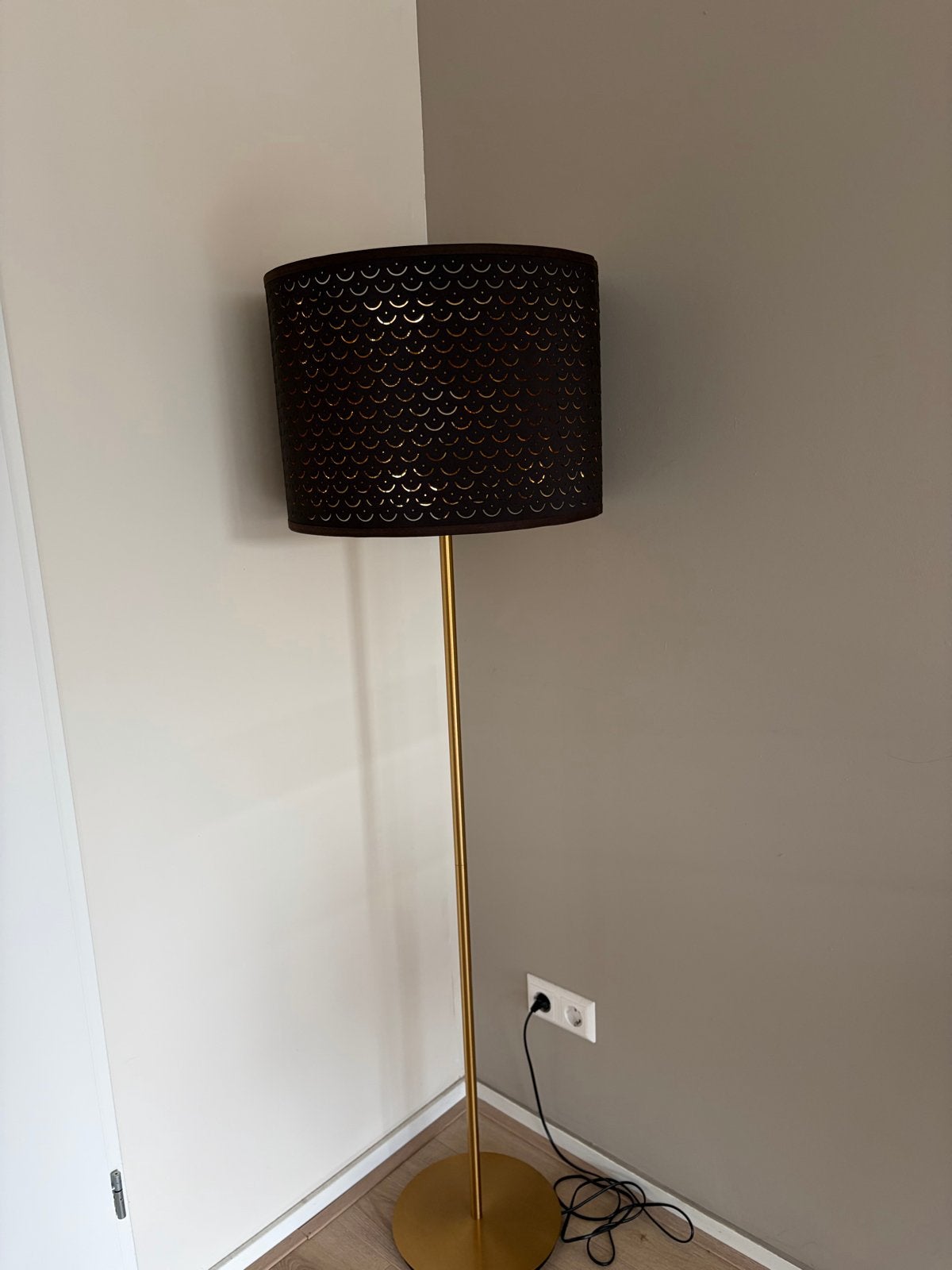 2 IKEA NYMÖ/SKAFTET Vloerlampen, Ophalen, E27 (groot), Zo goed als nieuw, Metaal