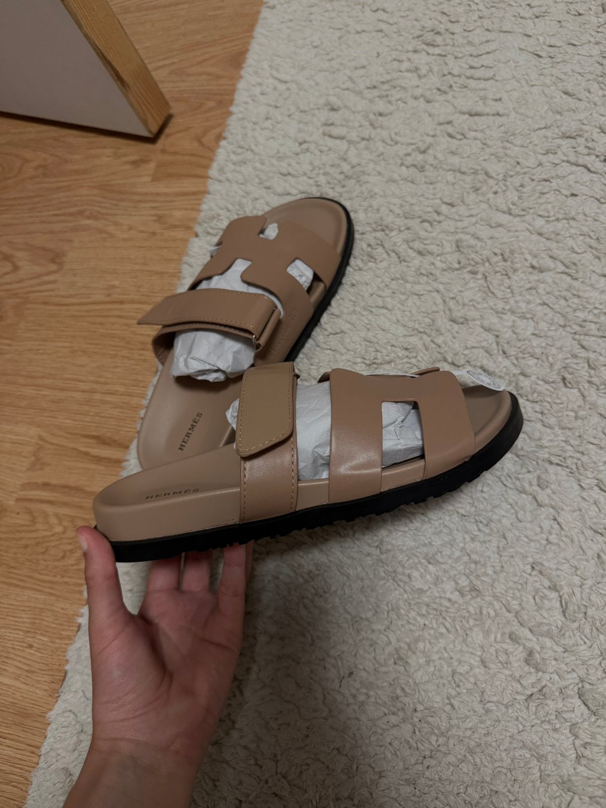 Slippers, Slippers, Verzenden, Beige, Nieuw