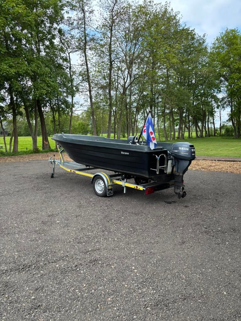 Verano 500 sloep. 9.9 pk 4takt werkmotor., Ophalen, Gebruikt, Motor en Techniek, Motorboot