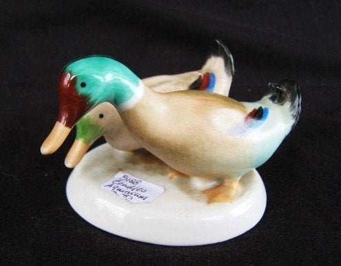 Aquincum Vintage porseleinen twee Wilde Eenden (5188), Verzamelen, Ophalen, Zo goed als nieuw, Dier