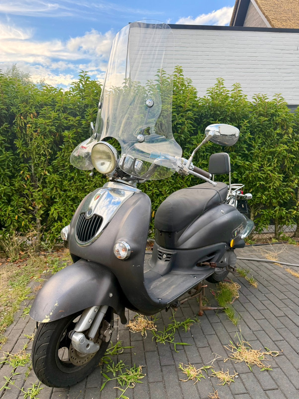 Grande Retro Snorscooter – Leuke opknapper, Fietsen en Brommers, Gebruikt, Benzine, Ophalen, Overige merken