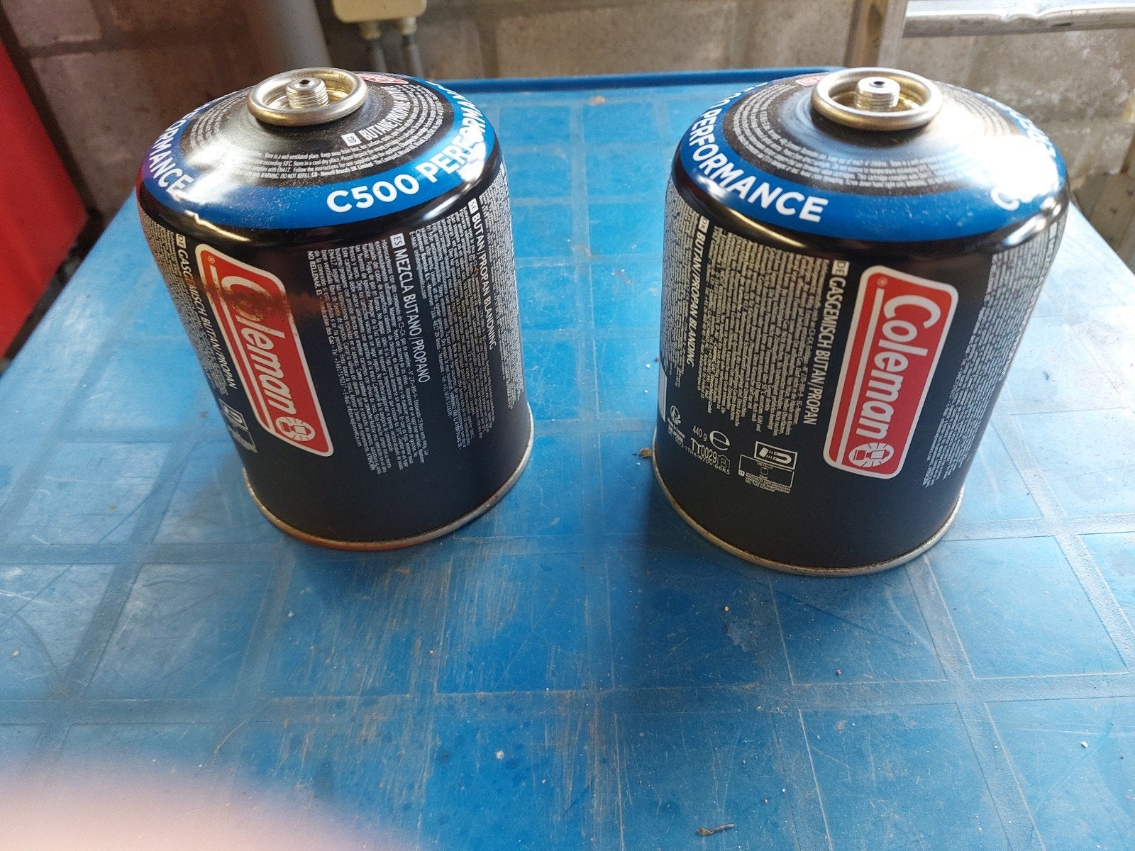 Coleman C500 Performance gasflesjes (2 stuks), Ophalen, Zo goed als nieuw