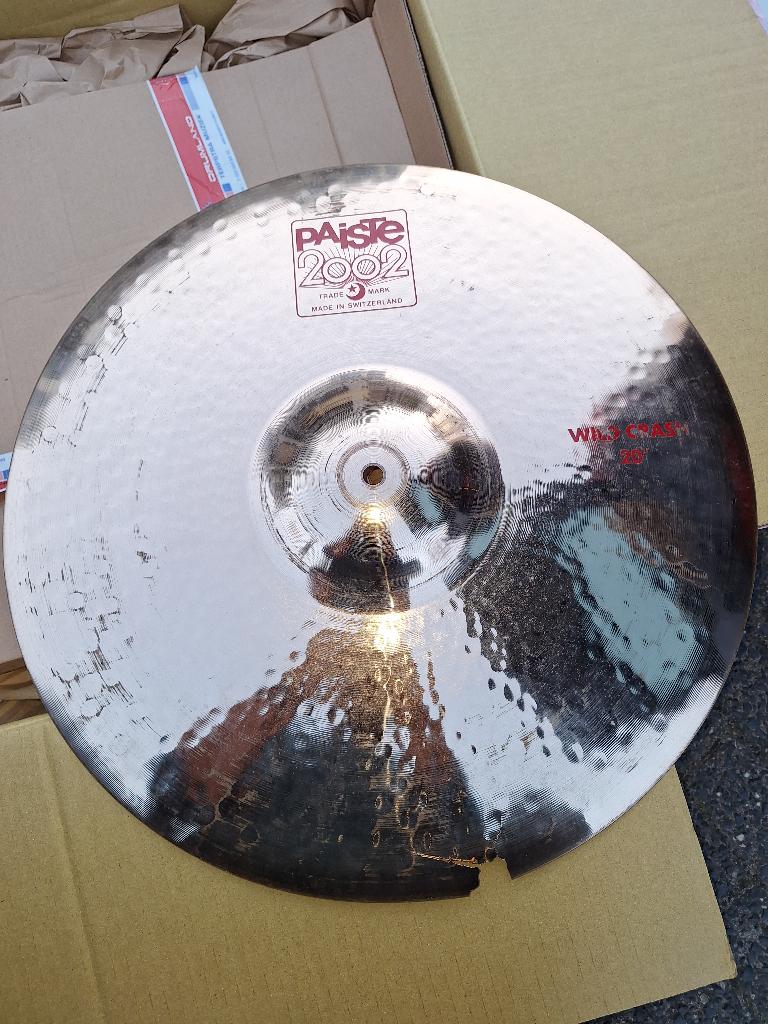 Gescheurde bekkens (paiste 2002, masterwork Iris), Ophalen of Verzenden, Gebruikt, Overige soorten