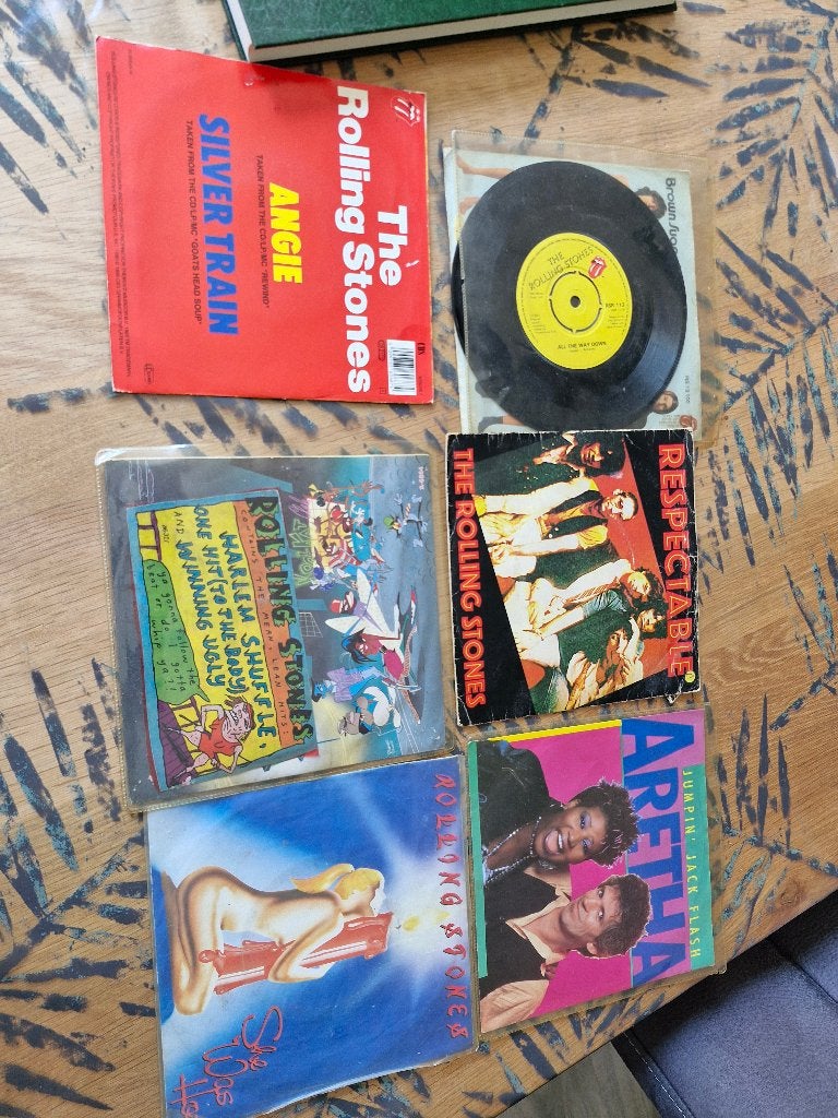 Rolling stones singles, Ophalen, Gebruikt, Overige formaten, Pop