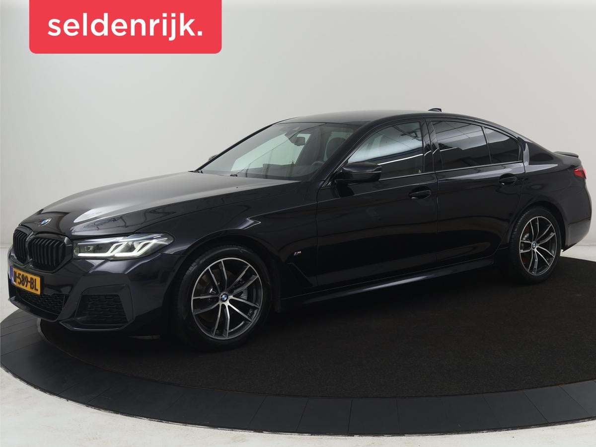 BMW 5-serie 520i M-Sport | Leder | Stoelverwarming | Cruise, Automaat, 1998 cc, Achterwielaandrijving, Gebruikt
