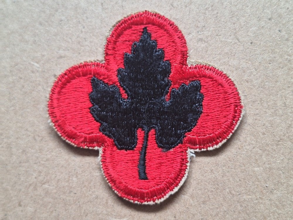 WWII US 43rd Infantry Division patch, Verzenden, Amerika, Embleem of Badge