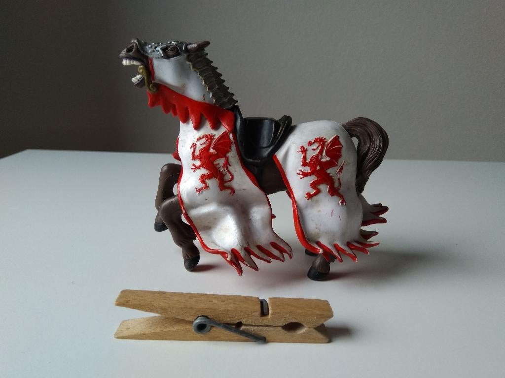 Papo paard van een ridder, Verzamelen, Ophalen of Verzenden, Zo goed als nieuw