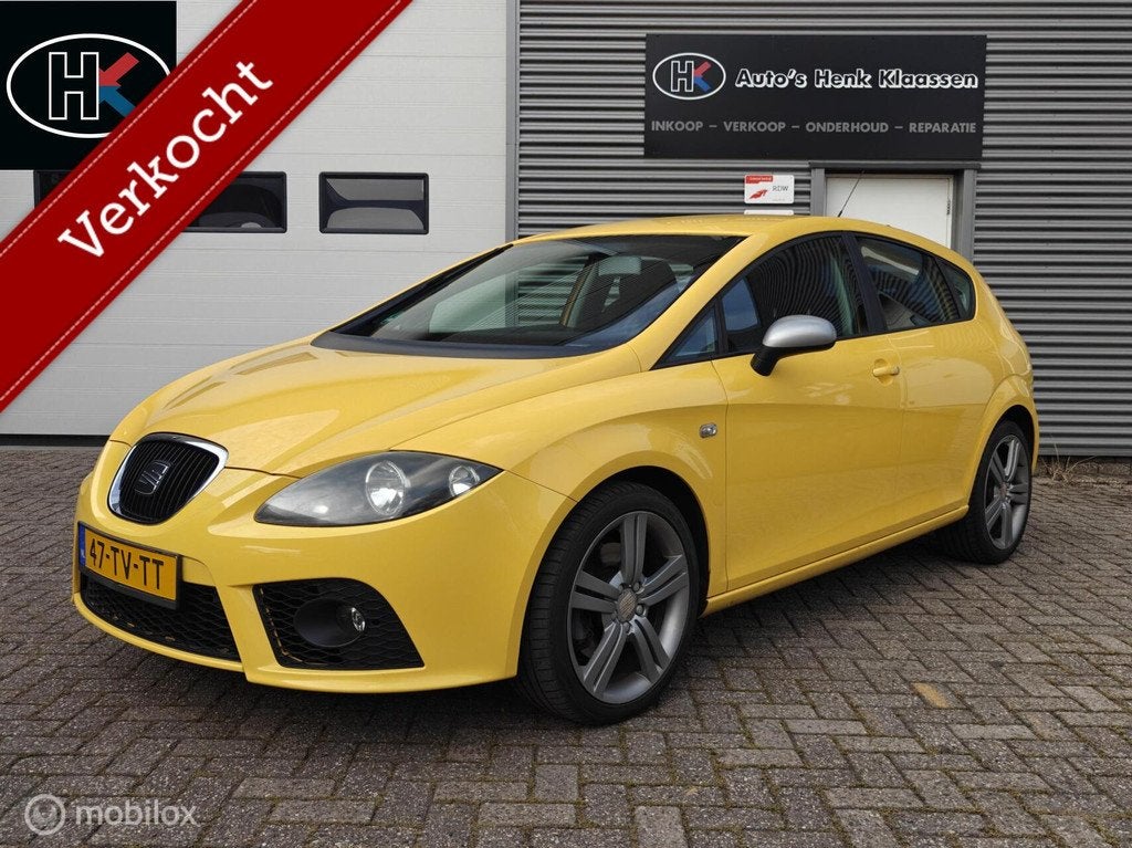 Seat Leon 2.0 TFSi FR Origineel NL-auto Goed onderhouden NAP, Auto's, Seat, Leon, Bedrijf, Handgeschakeld, Electronic Stability Program (ESP)