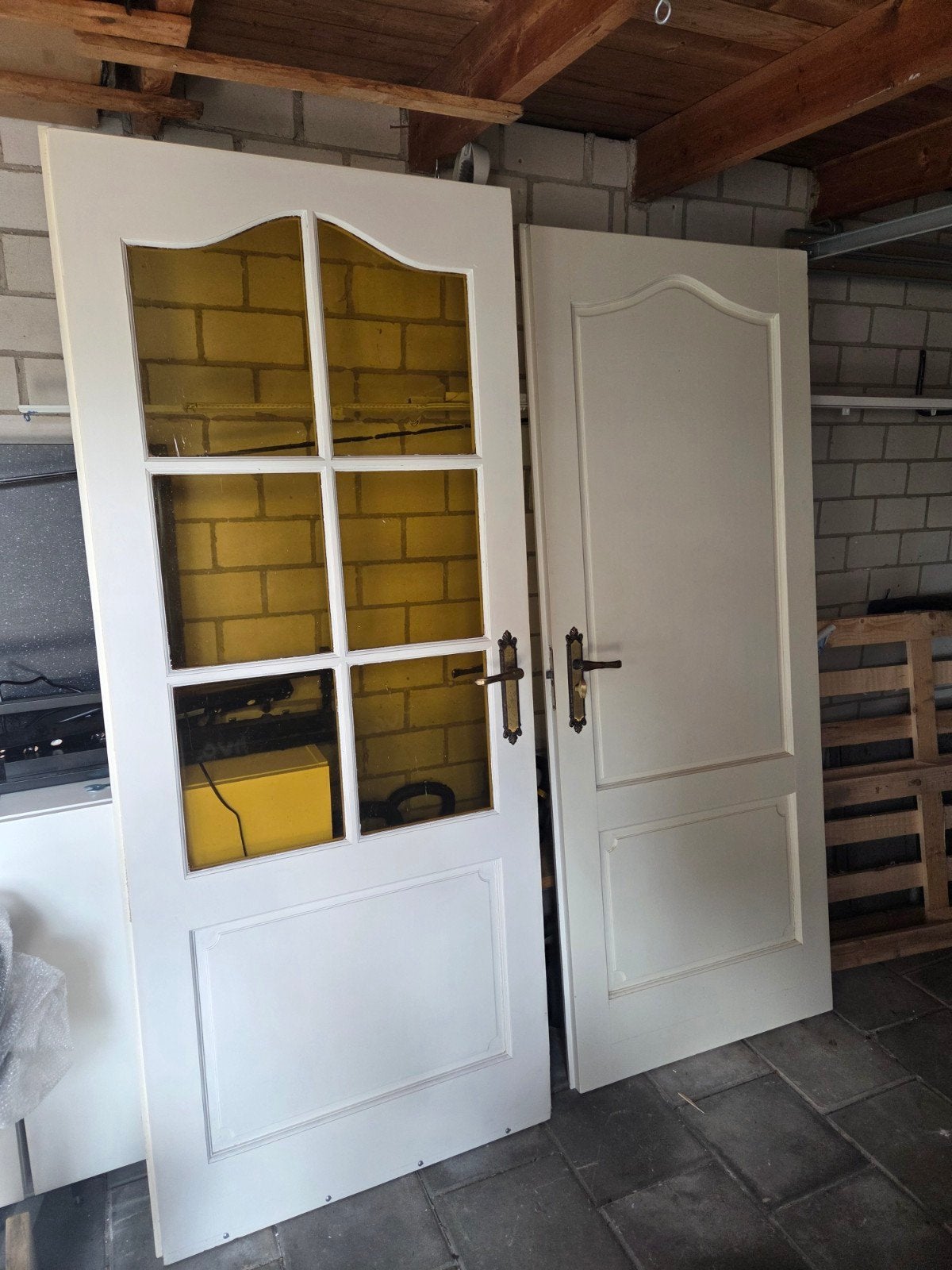 Oude binnendeuren - gratis af te halen, Doe-het-zelf en Verbouw, Deuren en Horren, Ophalen, Gebruikt, 80 tot 100 cm, Binnendeur