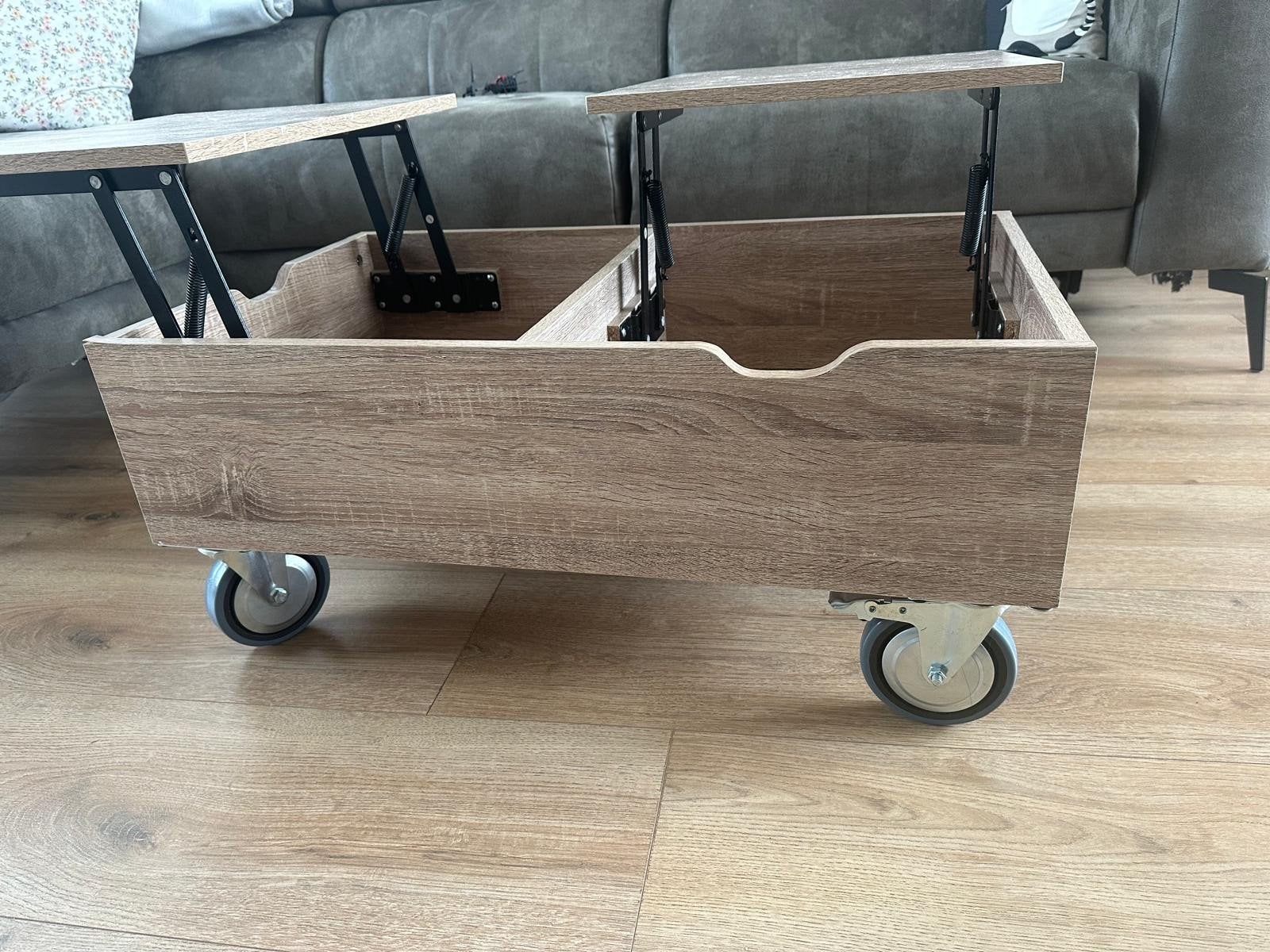 Salontafel, 100 tot 150 cm, Minder dan 50 cm, Rechthoekig, 50 tot 100 cm