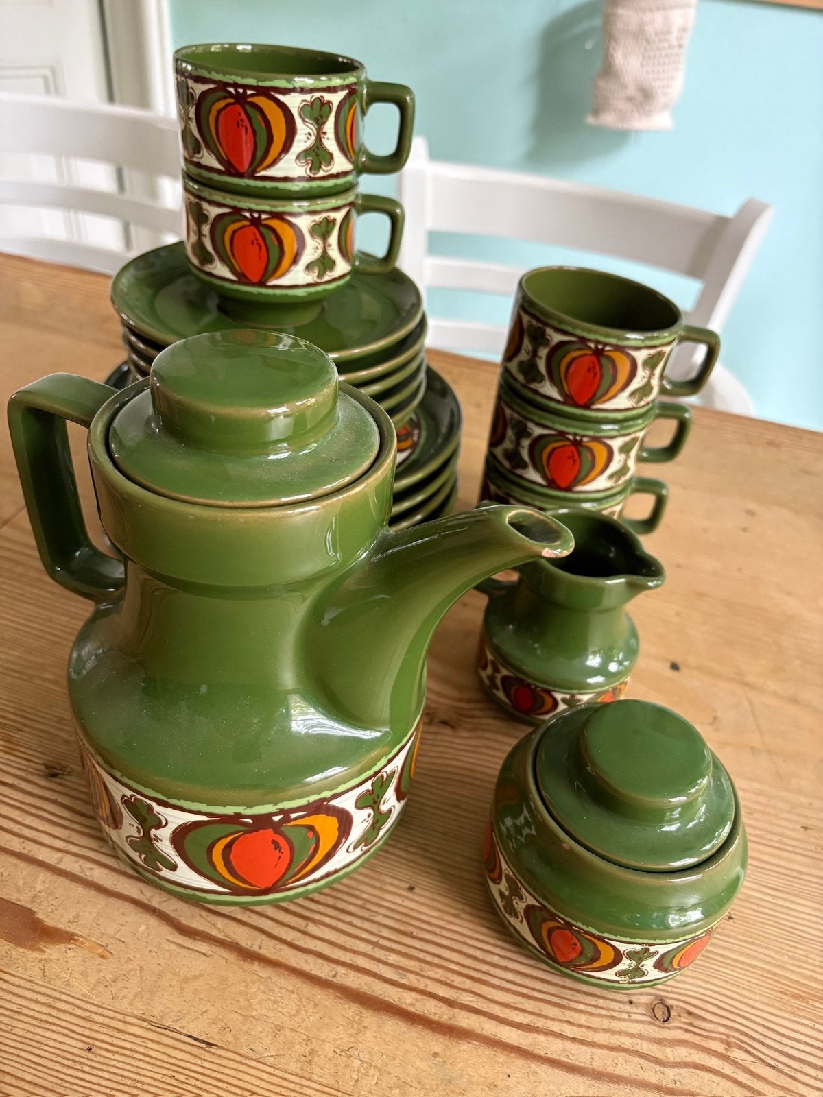 Winterling keramiek koffie servies - jaren ‘70, Ophalen, Keramiek, Overige stijlen, Overige typen