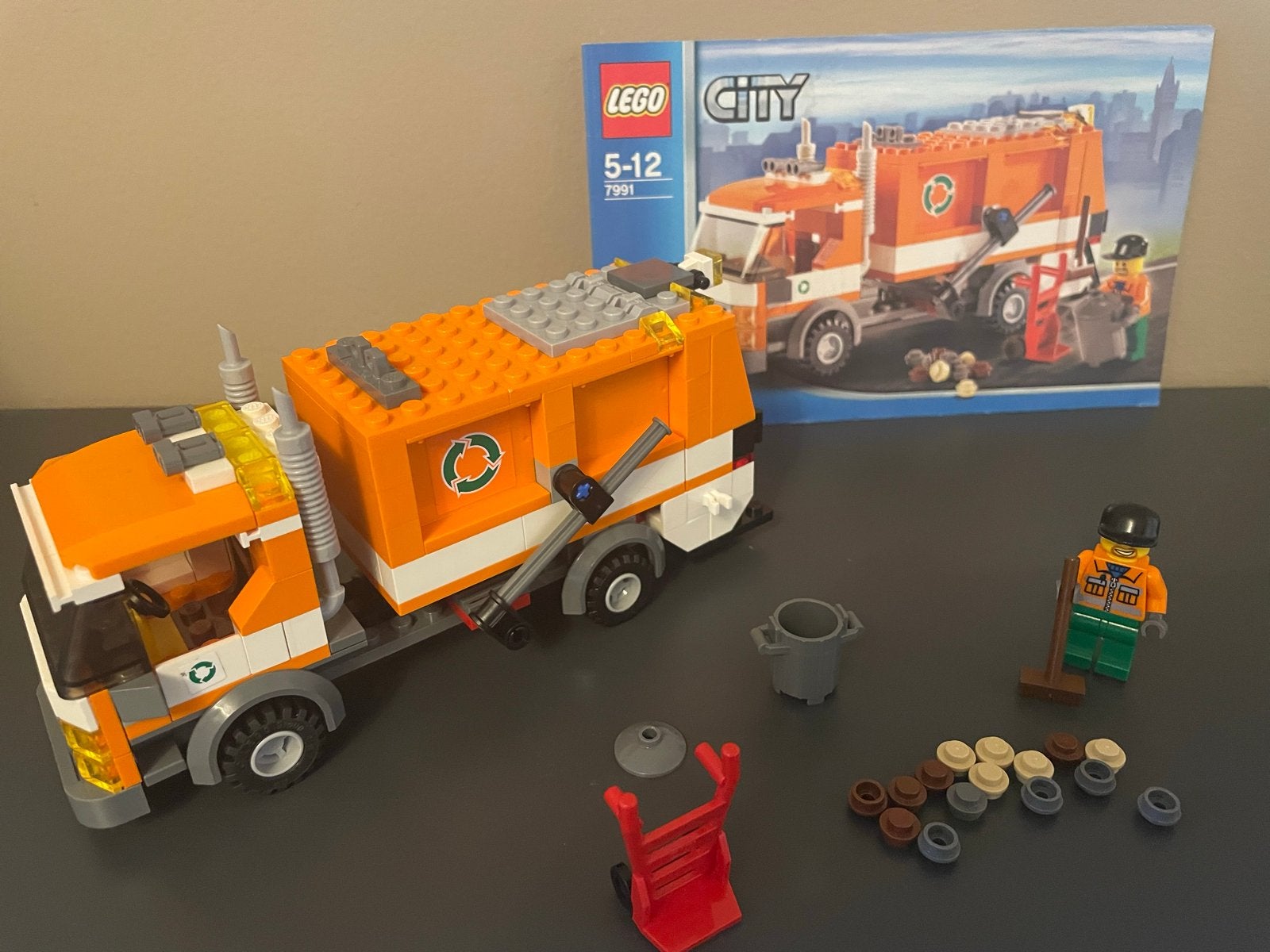 Lego City Vuilniswagen 7991, Ophalen, Lego, Compleet, Complete set
