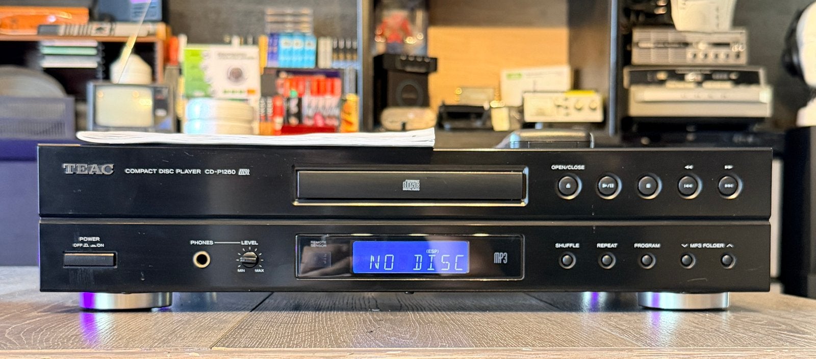 TEAC CD-P1260 • originele AB+handleiding • GARANTIE, Overige merken, Ophalen of Verzenden, Zo goed als nieuw, De kempen 18