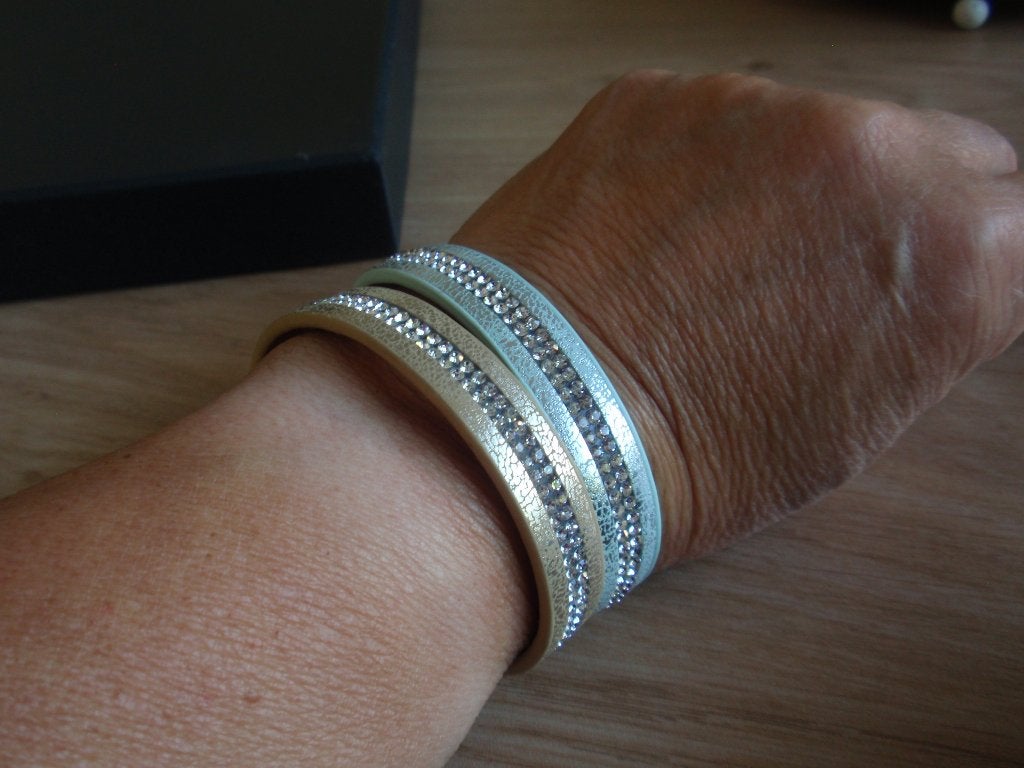 Luigi Lucardi - twee sportieve armbandjes, Ophalen of Verzenden, Zo goed als nieuw, Overige materialen