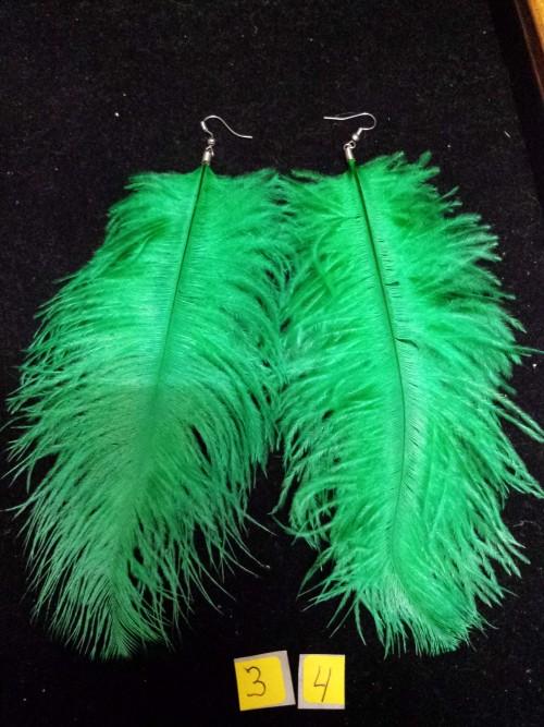 Oorbellen met groene voeren, type haakjes, Ophalen of Verzenden, 'T Olde Gre-j, Info@toldegrej.nl, Endepoelstraat 20f Didam