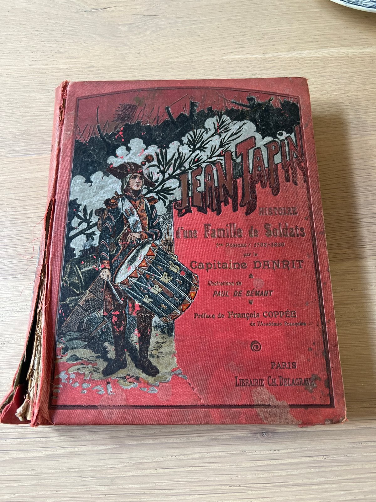 Oud boek 'Jean Tappin' - Beschadigde band en randen, Ophalen of Verzenden