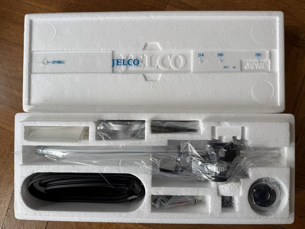 Jelco TS-350L MkII 12" toonarm nieuw in doos, Ophalen of Verzenden, Nieuw, Platenspeler-onderdeel, Overige merken