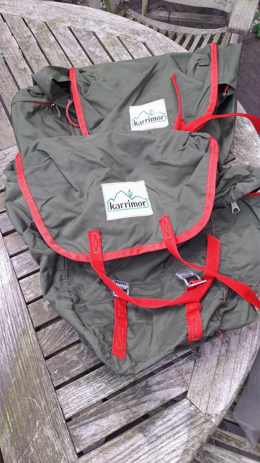 Karrimor Fietstassenset - Ruime Fietstassen vintage, Ophalen of Verzenden, Gebruikt, Karrimor