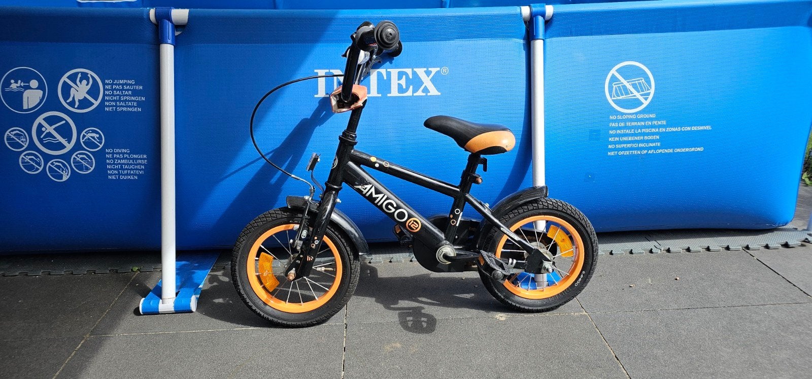 Amigo kinderfiets 12 inch, Ophalen, Gebruikt, Minder dan 16 inch