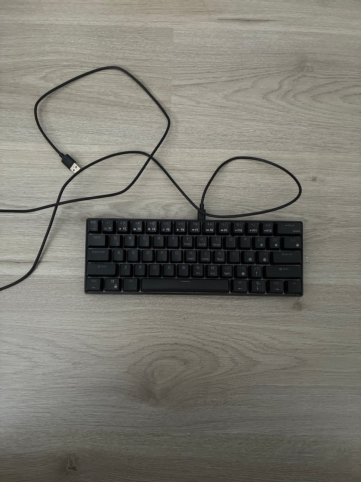 Royal Kludge RK61 Toetsenbord en Logitech G203 Muis, Computers en Software, Verzenden, Gaming toetsenbord, Zo goed als nieuw, Qwerty