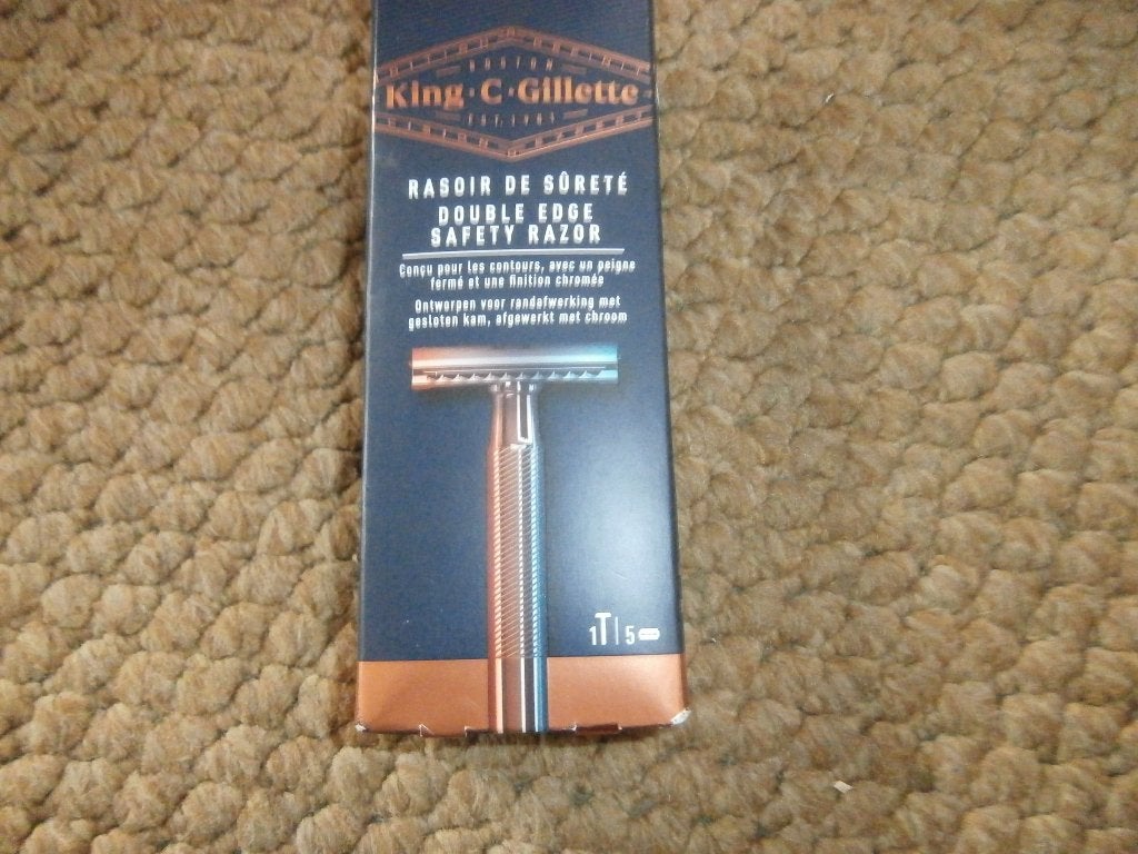 scheermes heren handscheermes King C Gillette Razor scheren, Ophalen of Verzenden, Zo goed als nieuw, Gehele gezicht, Verzorging