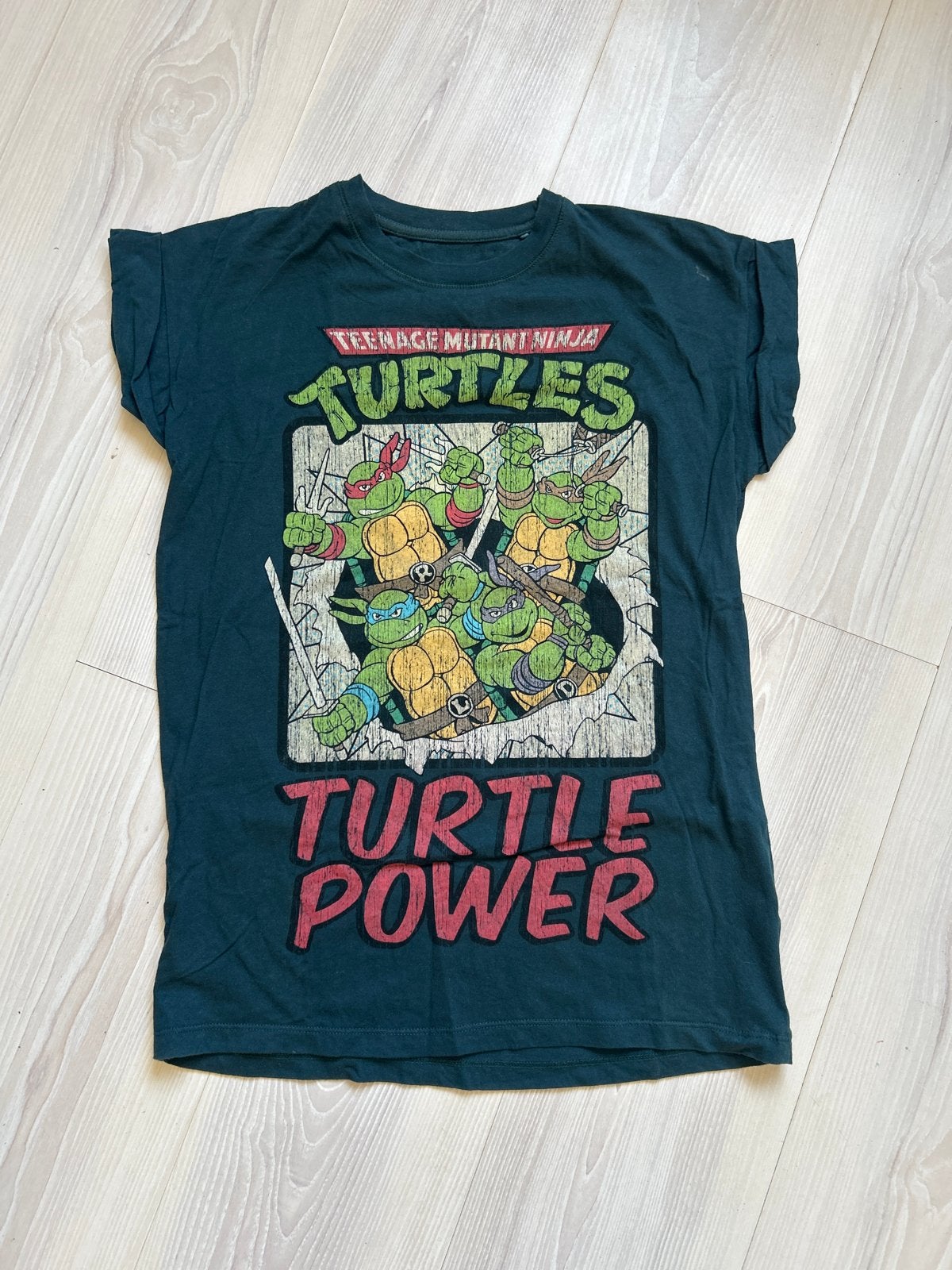 Ninja Turtles T-shirt maat S - Turtle Power Vintage nieuw, Ophalen of Verzenden, Zo goed als nieuw, Maat 36 (S), Groen